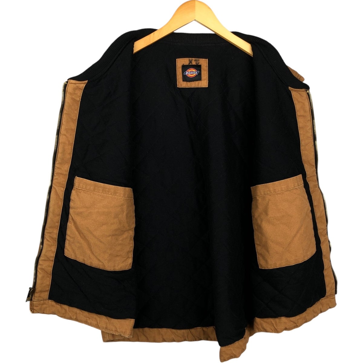 古着 ディッキーズ Dickies 中綿入り ダックベスト メンズXXL相当