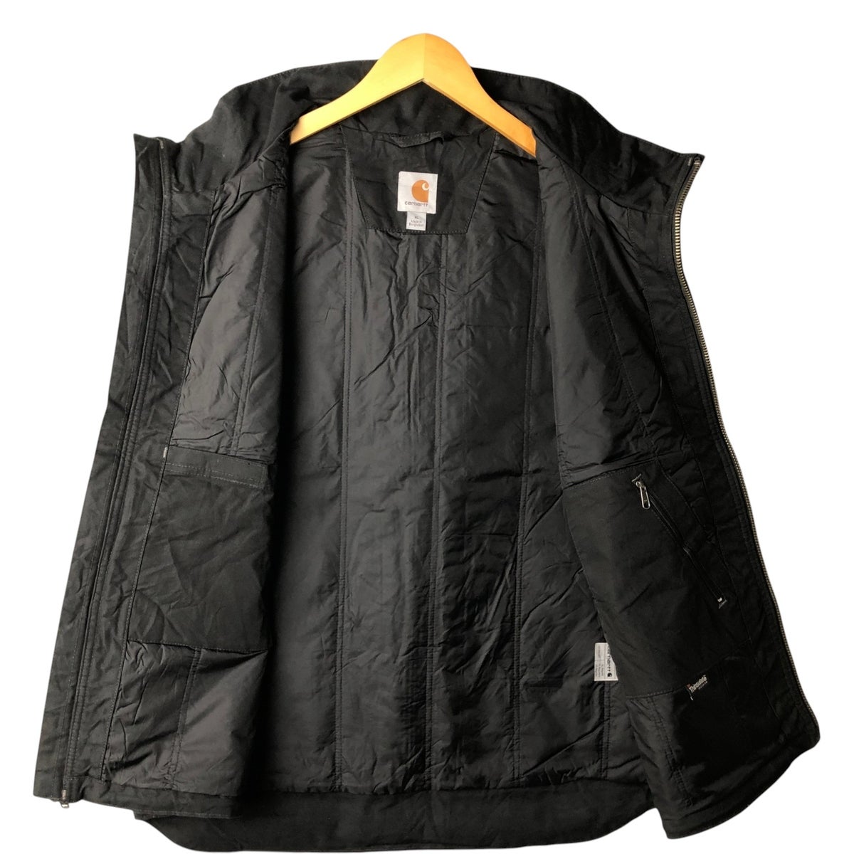 古着 カーハート Carhartt QUICK DUCK 中綿入り ダックベスト メンズXL