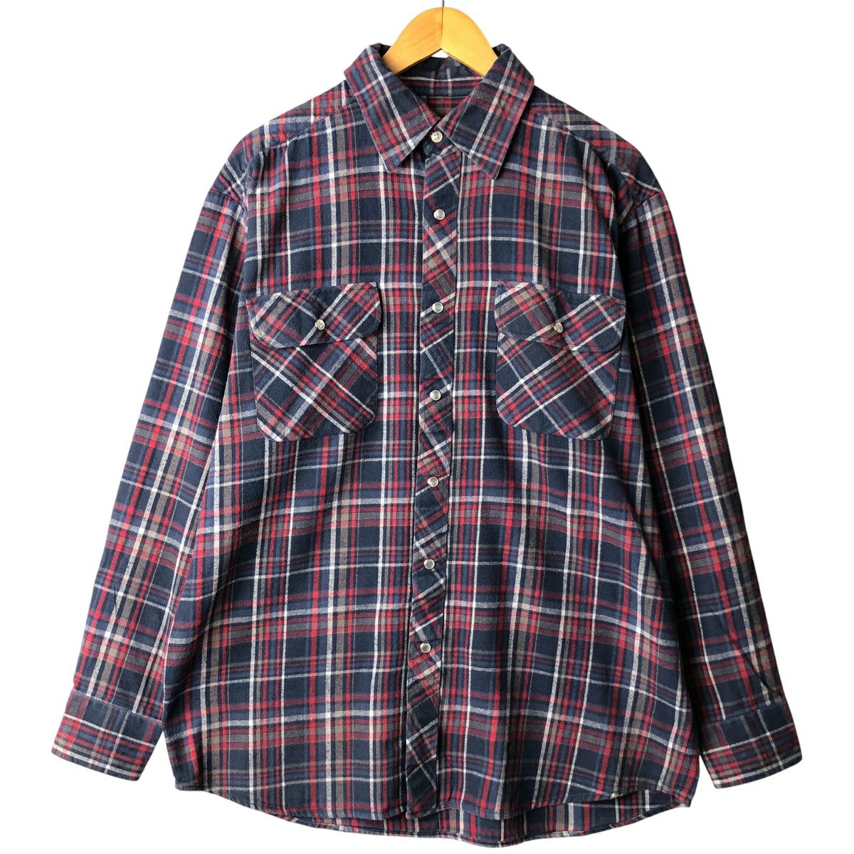 古着 ディッキーズ Dickies 長袖 シャンブレーシャツ メンズM相当