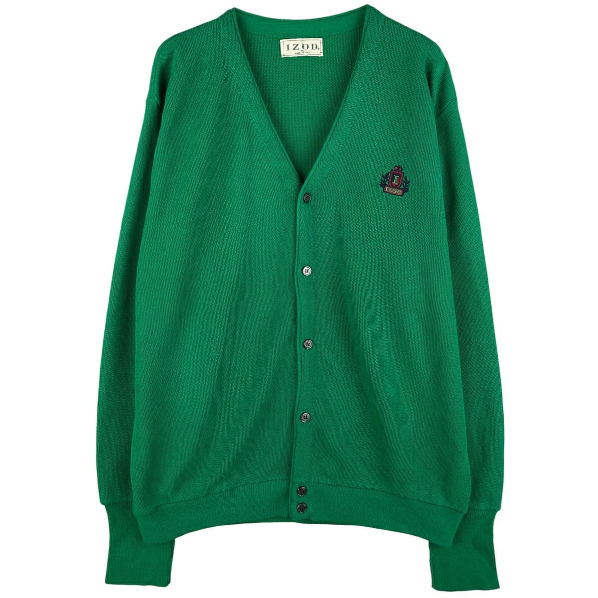 古着 90年代 アイゾット IZOD アクリルニットカーディガン USA製