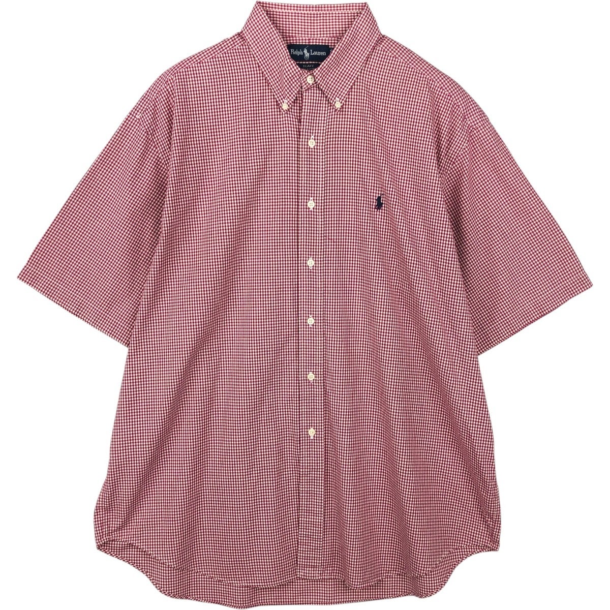 古着 ラルフローレン Ralph Lauren ギンガムチェック シアサッカー
