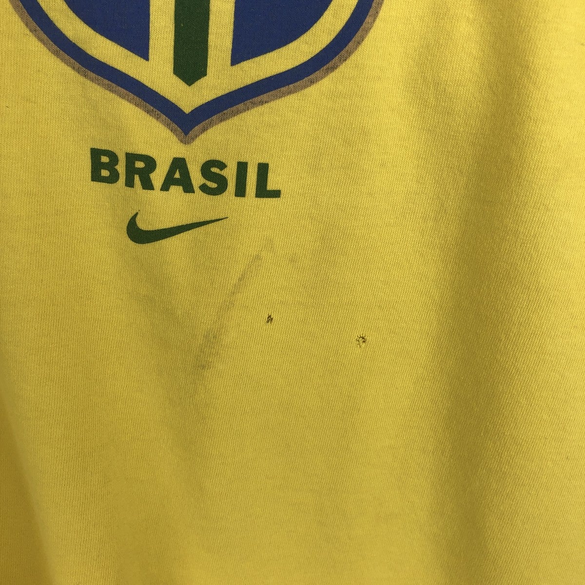 古着 00年代 ナイキ NIKE TEAM ブラジル代表 スポーツプリントTシャツ