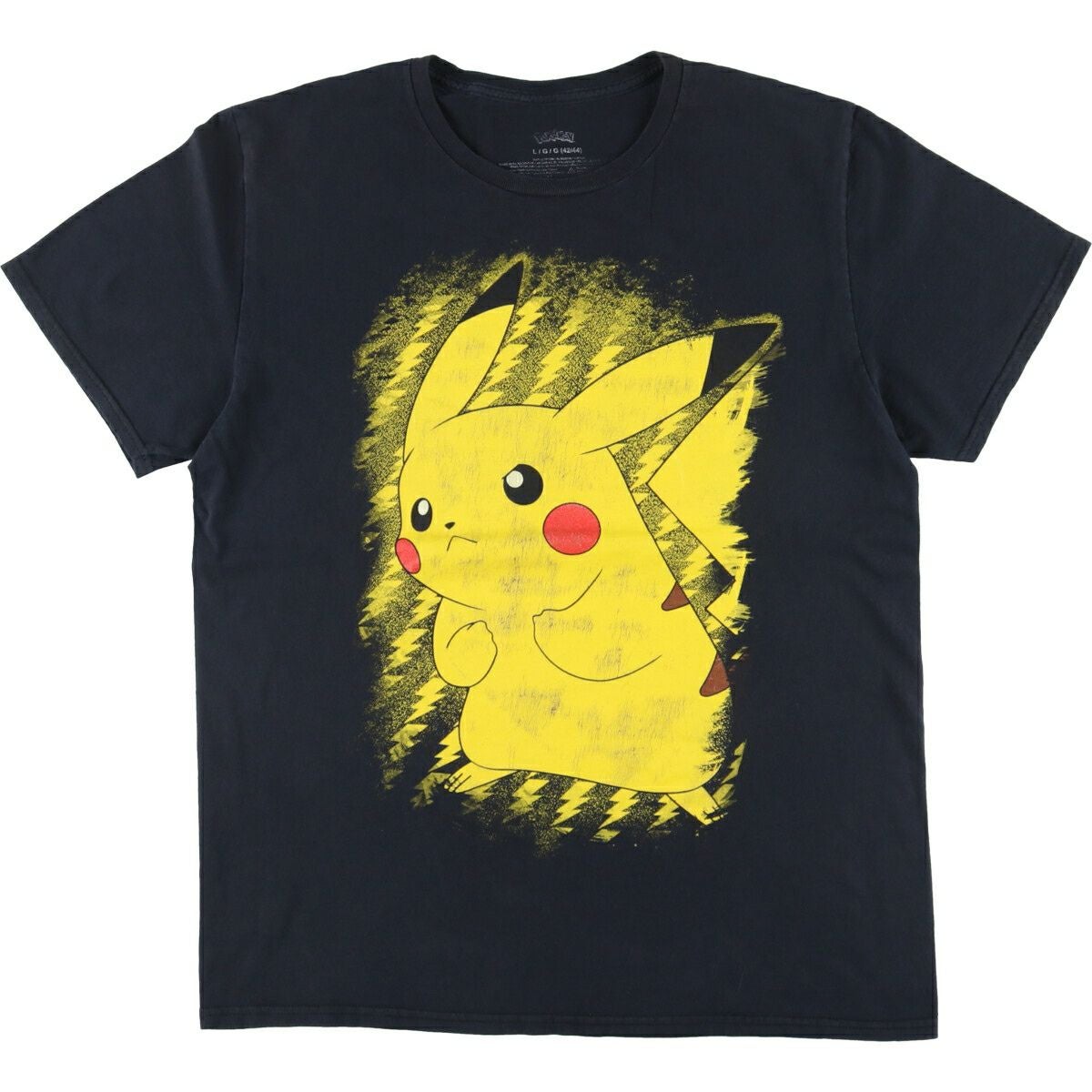 古着 POKEMON ポケモン ピカチュウ キャラクタープリントTシャツ