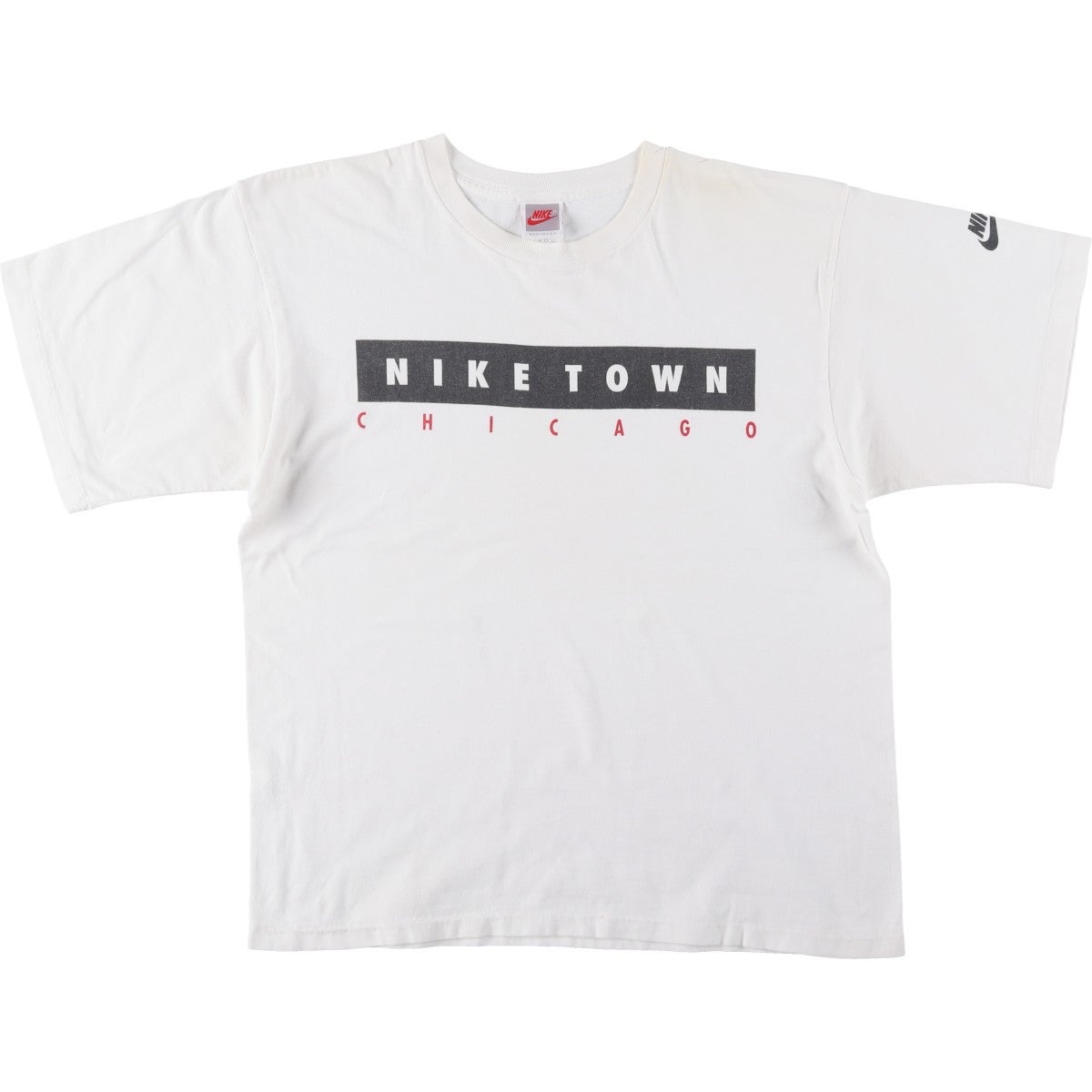 古着 90年代 ナイキ NIKE TOWN 銀タグ ロゴプリントTシャツ USA製
