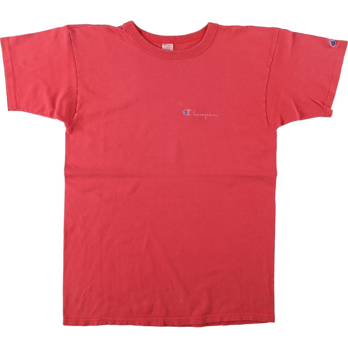 【CHAMPION】80s USA製 トリコタグ プリント半袖Tシャツ 80s USA製 Champion トリコタグ ビンテージ チャンピオン 染み込み