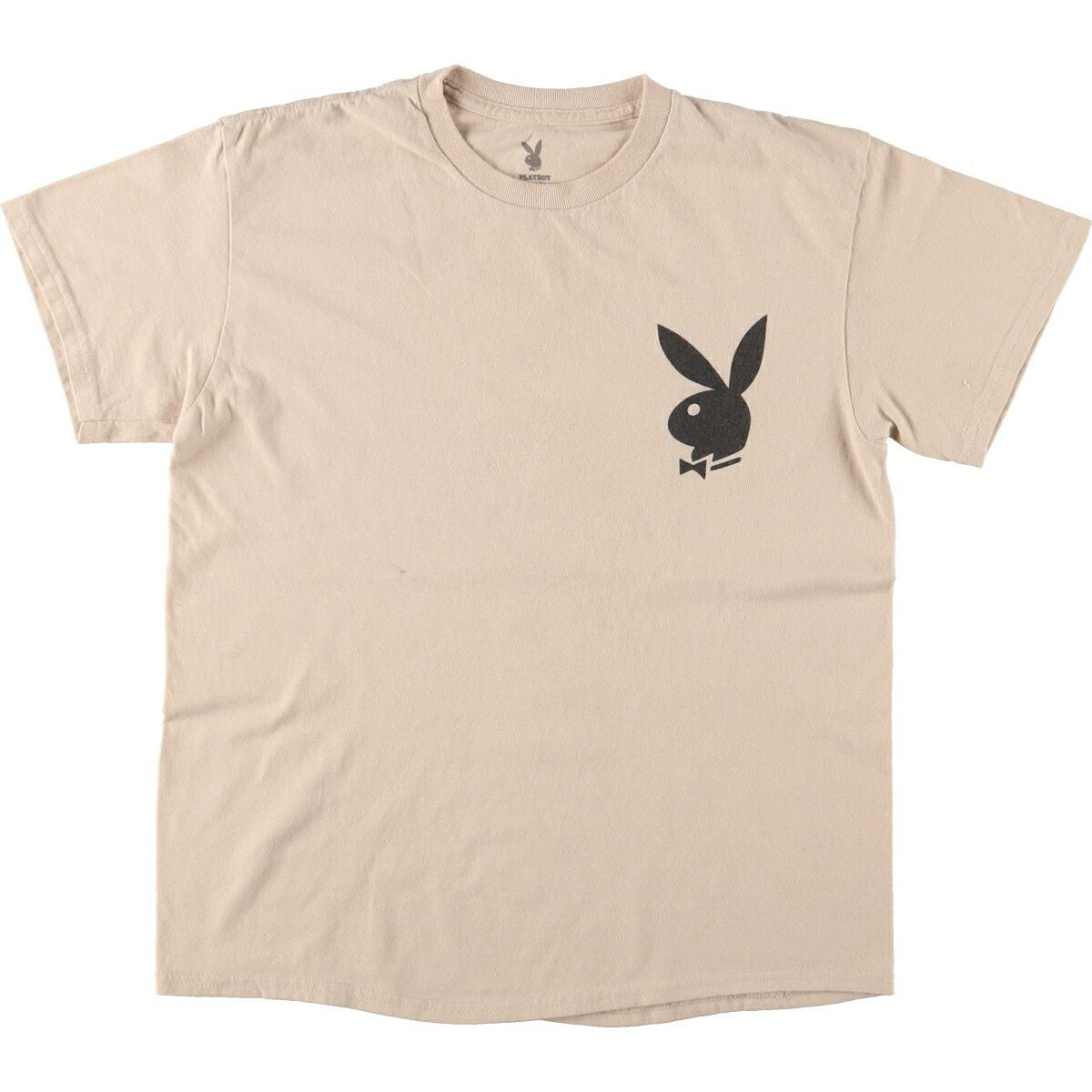 古着 プレイボーイ PLAYBOY 半袖 ロゴTシャツ メンズM /eaa437324