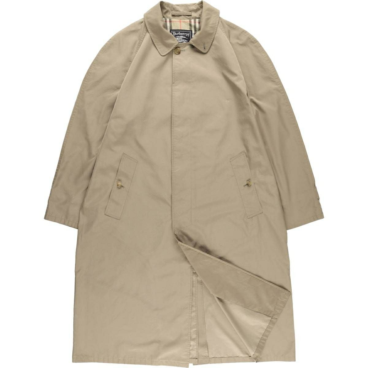 古着 アクアスキュータム Aquascutum AQUA5 ステンカラーコート バルマ