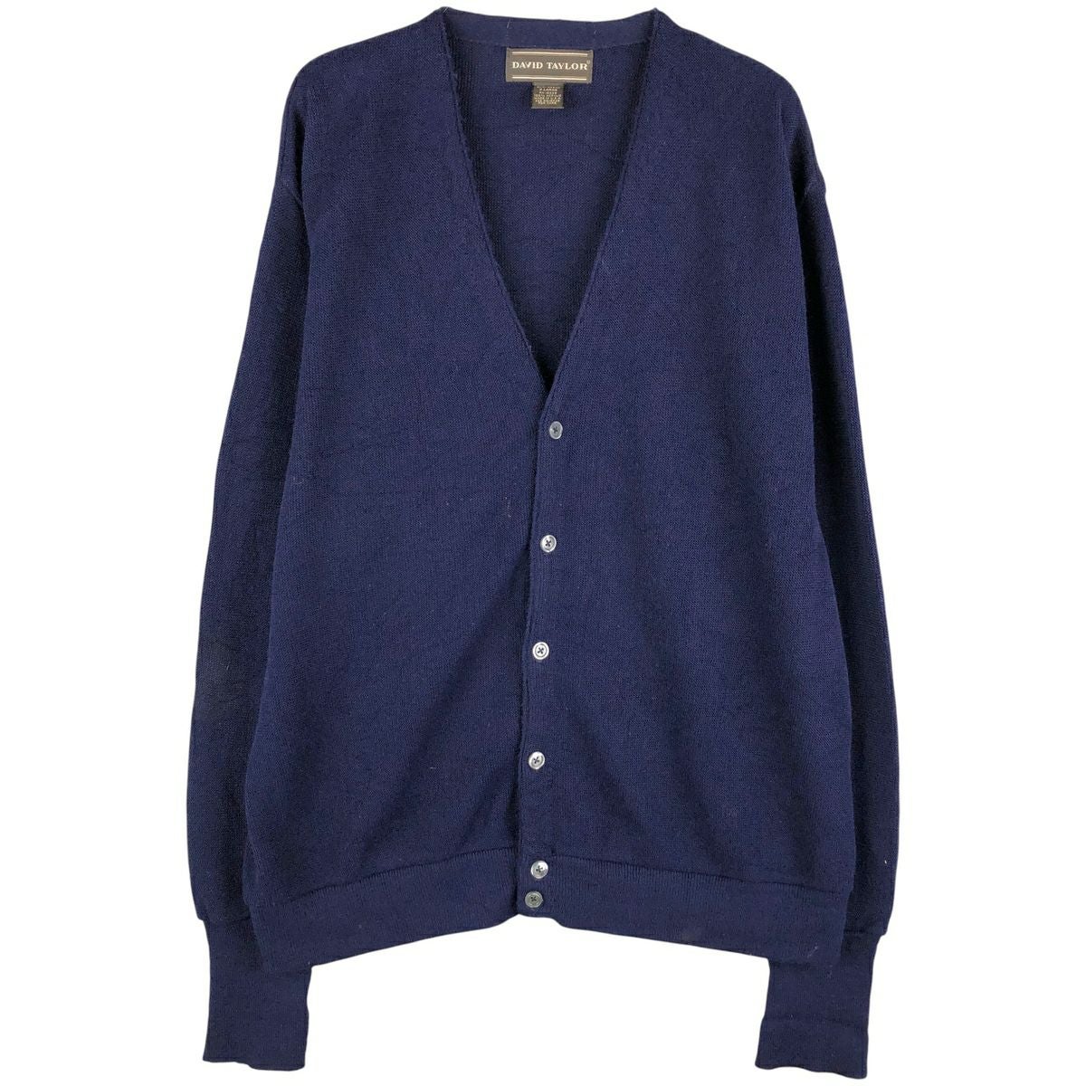 古着 90年代 アロー Arrow TOURNAMENT アクリルニットカーディガン USA