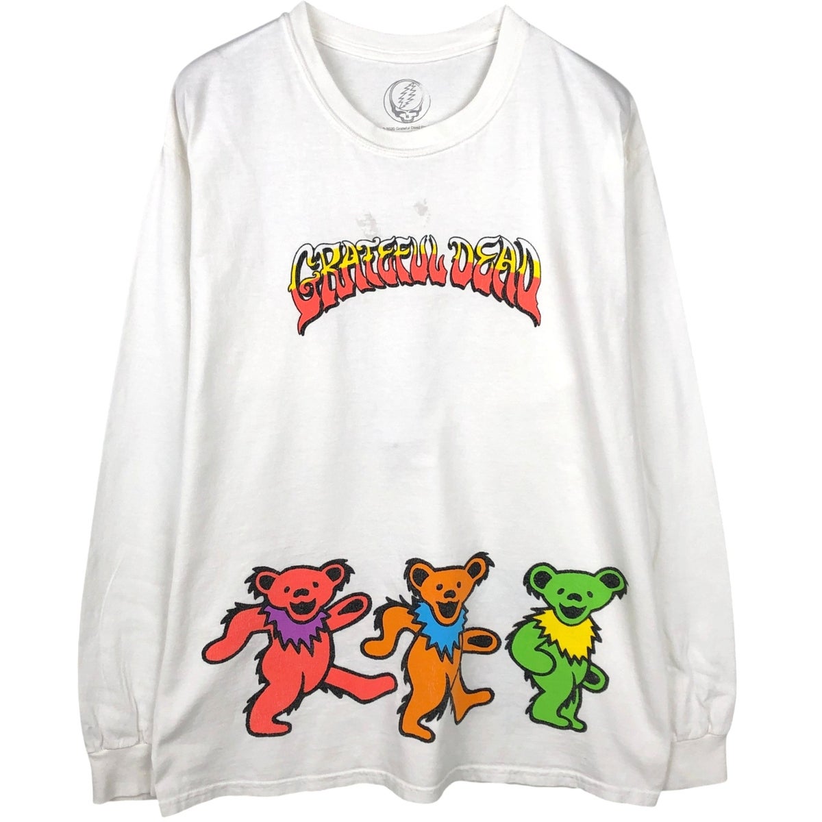 90s GRATEFULDEADBear グレイトフル・デッド バンT 古着 L 古着 GRATEFUL DEAD グレイトフルデッド DEAD BEAR デッドベアー