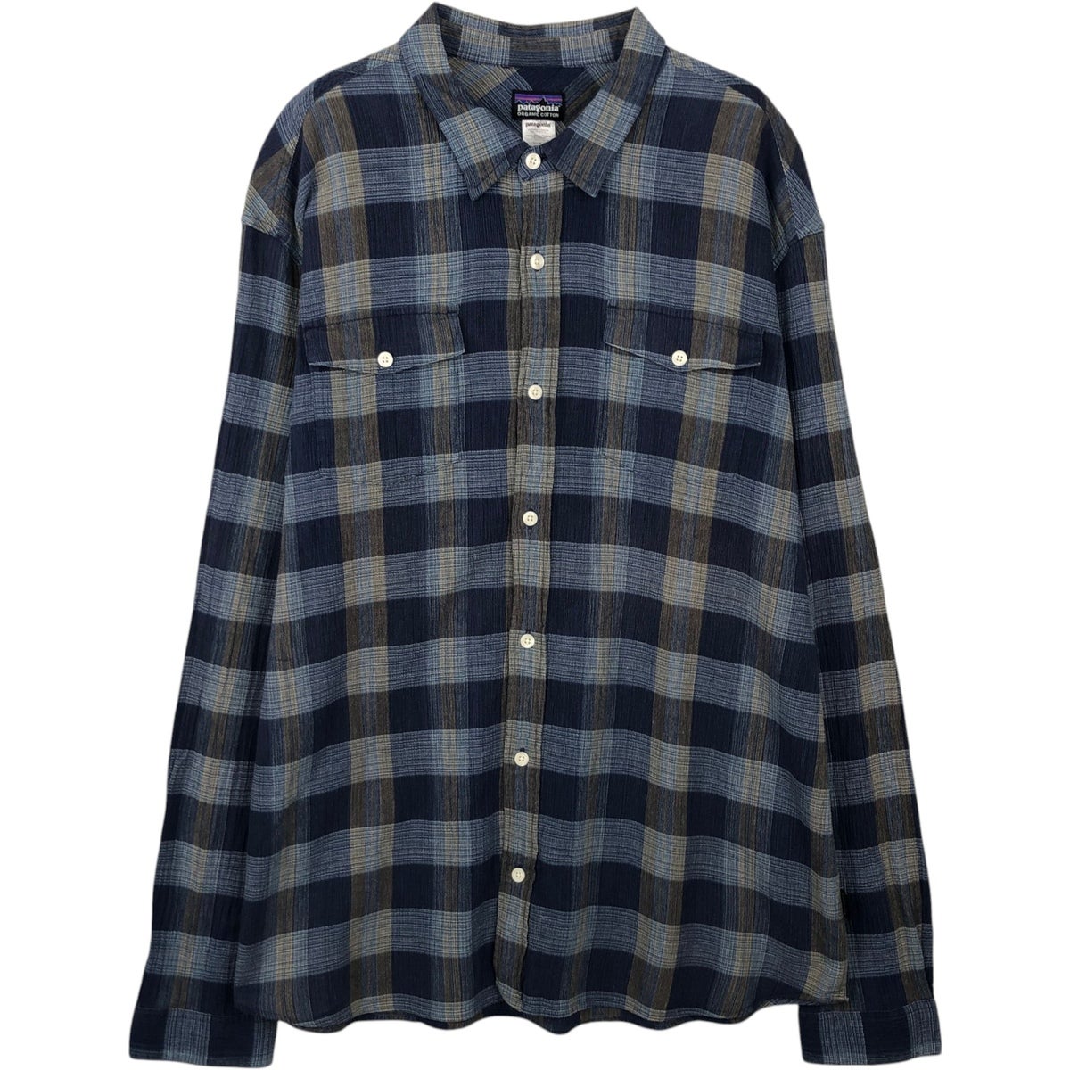 patagonia オーガニックコットン チェックシャツ 古着 パタゴニア Patagonia ORGANIC COTTON オーガニックコットン