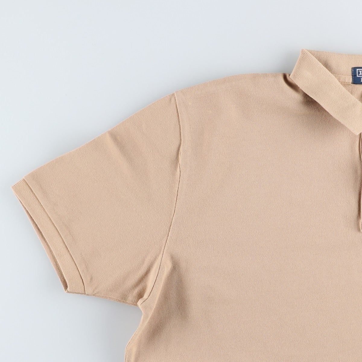 新品未使用　ポロラルフローレン　現行タグ　メンズポロシャツ　クリーム色XL POLO RALPH LAUREN（ポロ・ラルフローレン） ポロシャツ カスタム