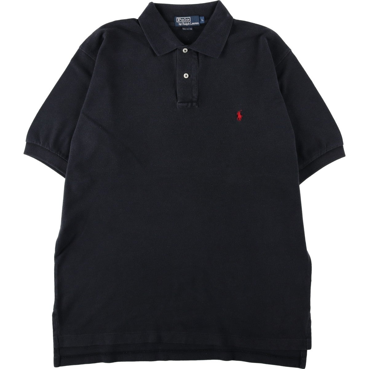 ラルフローレン 黒 ポロシャツ s 古着 ラルフローレン Ralph Lauren POLO by Ralph Lauren 半袖