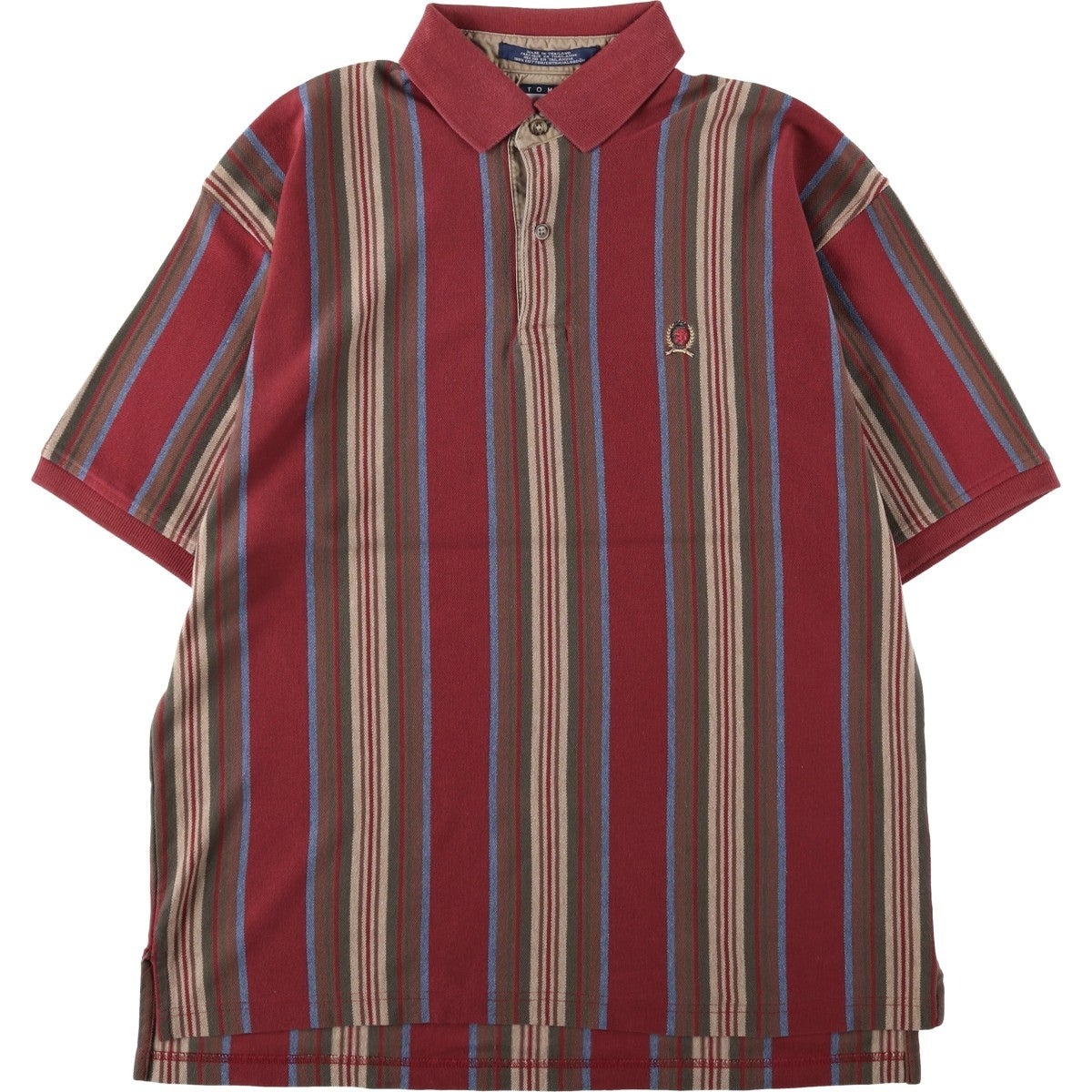 古着 90年代～ トミーヒルフィガー TOMMY HILFIGER マルチストライプ
