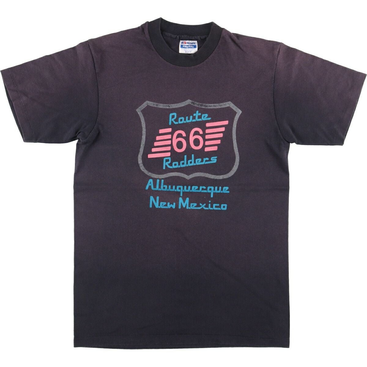 古着 80年代 ヘインズ Hanes Fifty-Fifty 青タグ プリントTシャツ USA