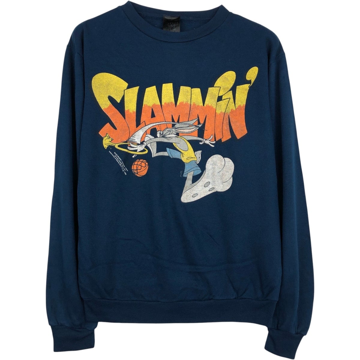 古着 ビッグサイズ 90年代 LOONEY TUNES ルーニーテューンズ シルベスターキャット トゥイーティー キャラクタースウェットシャツ トレーナー USA製 レディースXXXXL相当 ヴィンテージ/eaa477334 古着 90年代 LOONEY TUNES ルーニーテューンズ シルベスターキャット