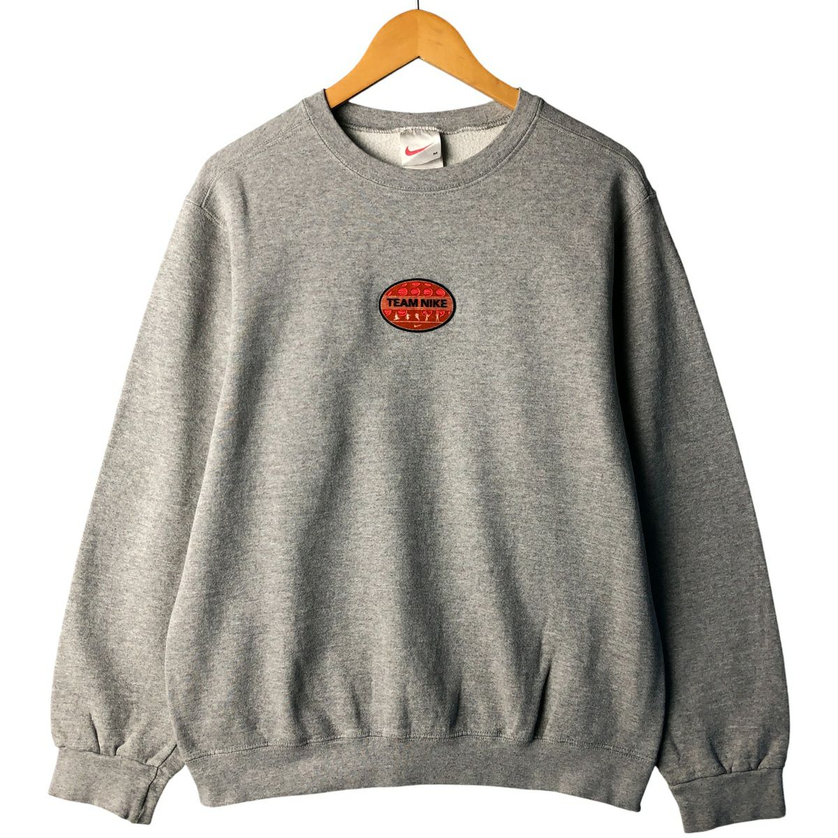 古着 ～00年代 ナイキ NIKE TEAM Vネック ワンポイントロゴスウェット
