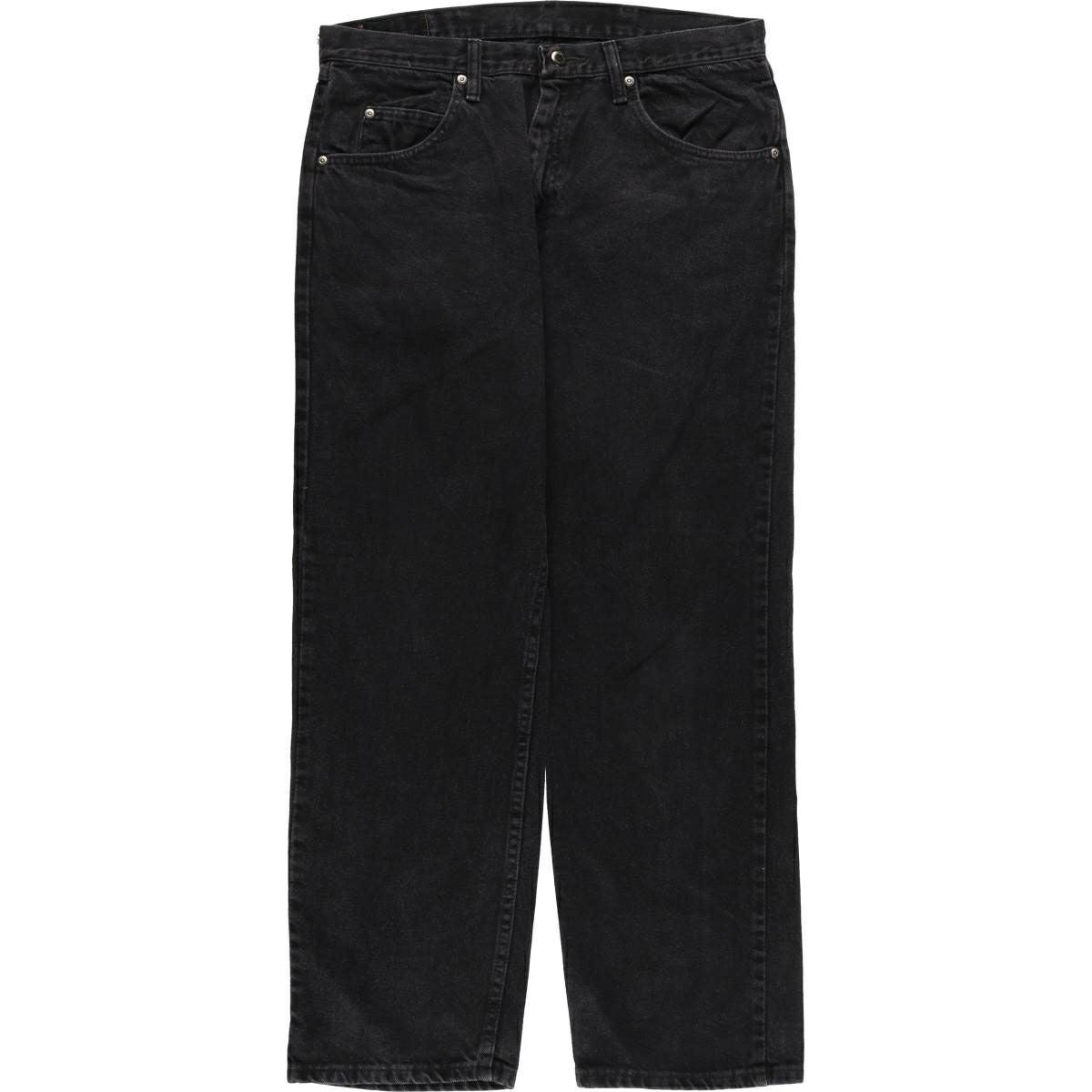 古着 00年代 ラングラー Wrangler RELAXED FIT ブラックデニム テーパードデニムパンツ メンズw34相当/eaa417396 古着 00年代 ラングラー Wrangler RELAXED FIT ブラックデニム