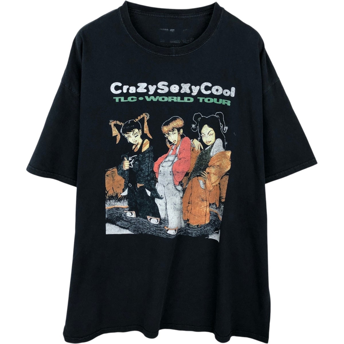 古着 TLC ティーエルシー ラップTシャツ ラップT メンズXL相当