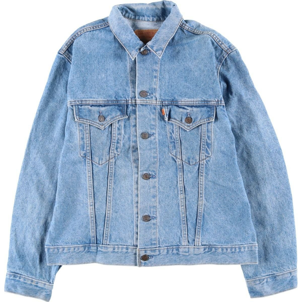 古着 リーバイス Levis 75505-0212 オレンジタブ デニムジャケット G