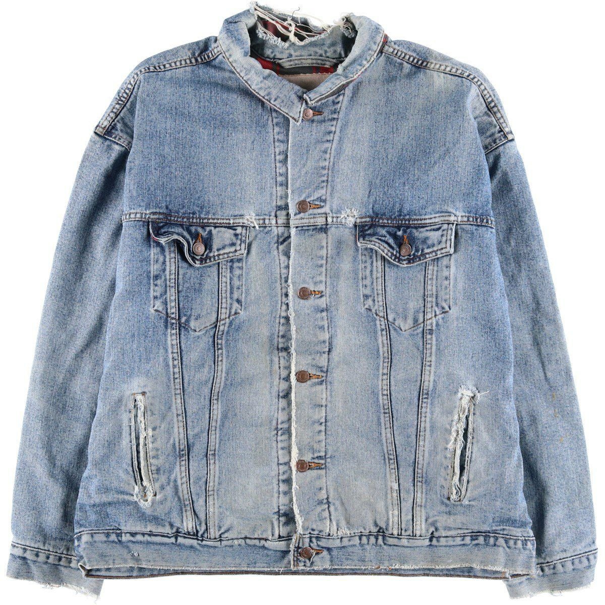 古着 リーバイス Levis デニムジャケット Gジャン メンズXXL相当