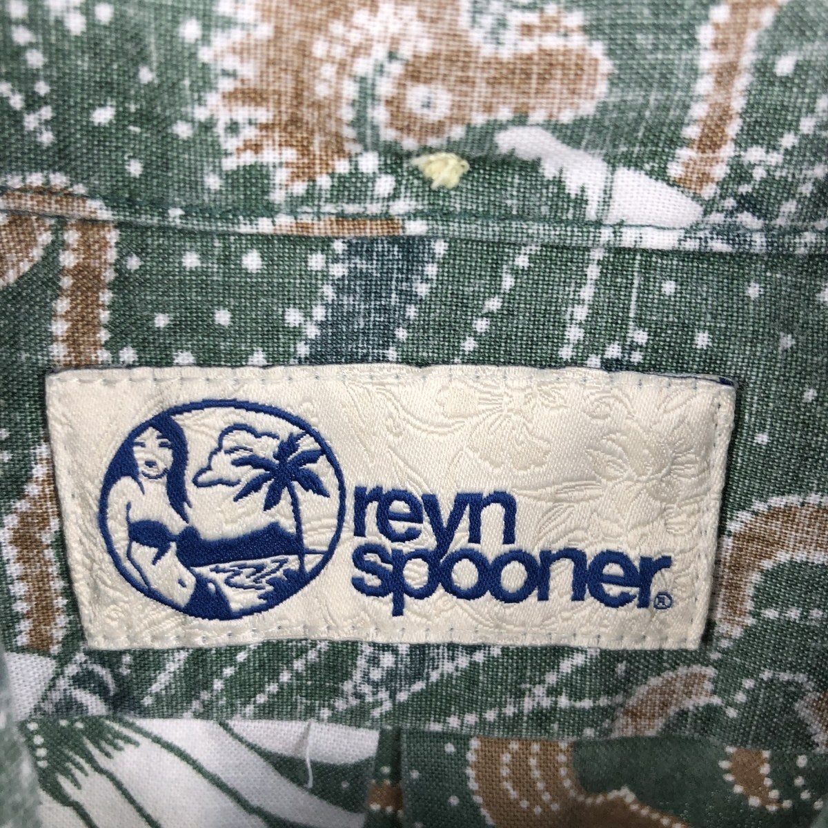 古着 90年代 レインスプーナー REYNSPOONER 水着 ビキニタグ 総柄 和柄