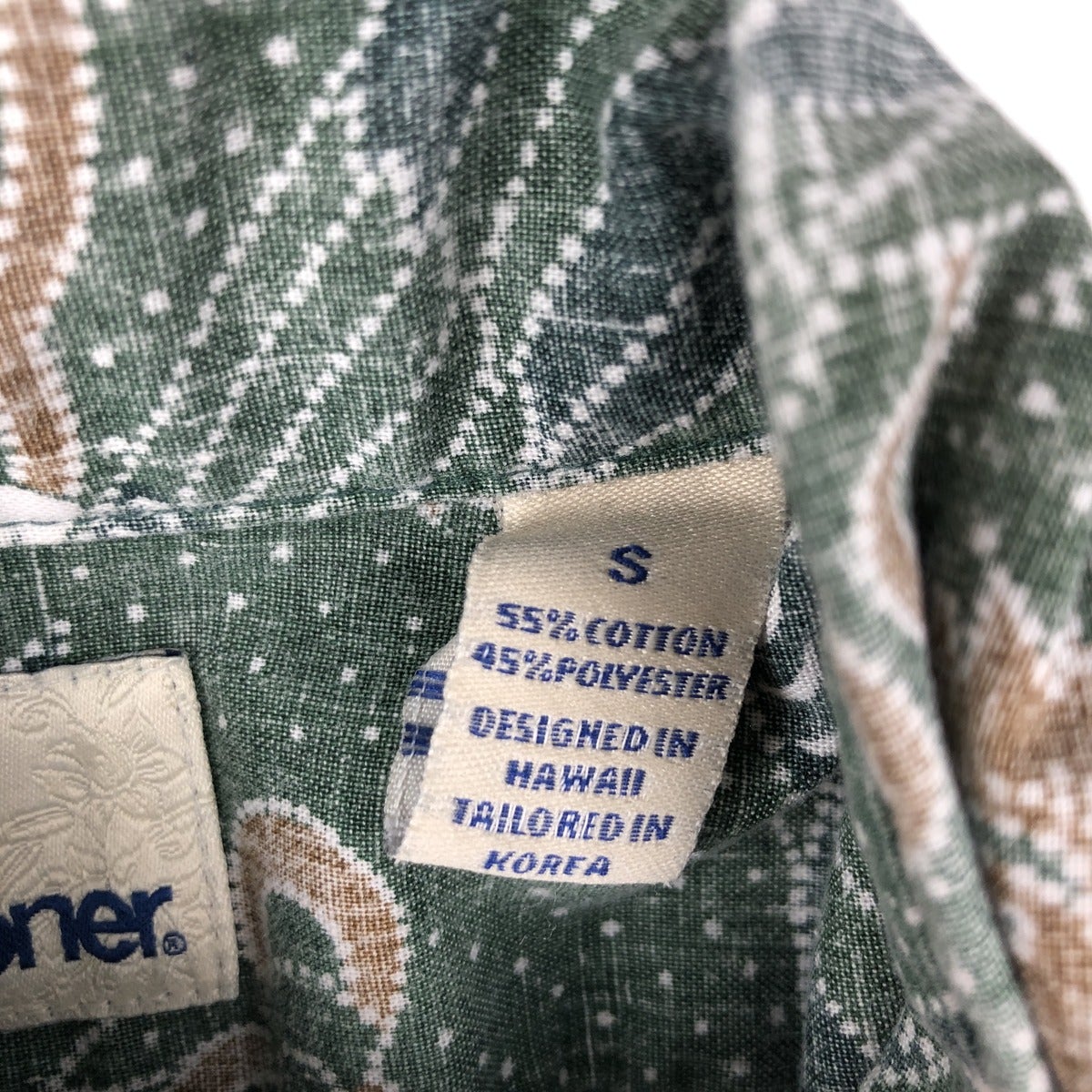 古着 90年代 レインスプーナー REYNSPOONER 水着 ビキニタグ 総柄 和柄