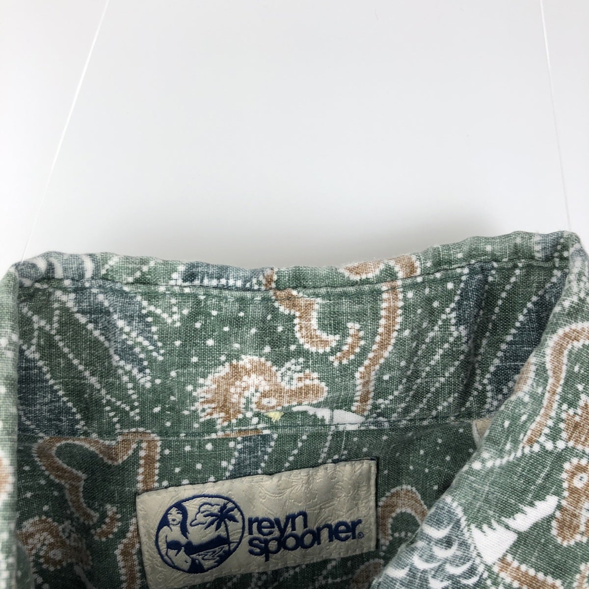 古着 90年代 レインスプーナー REYNSPOONER 水着 ビキニタグ 総柄 和柄