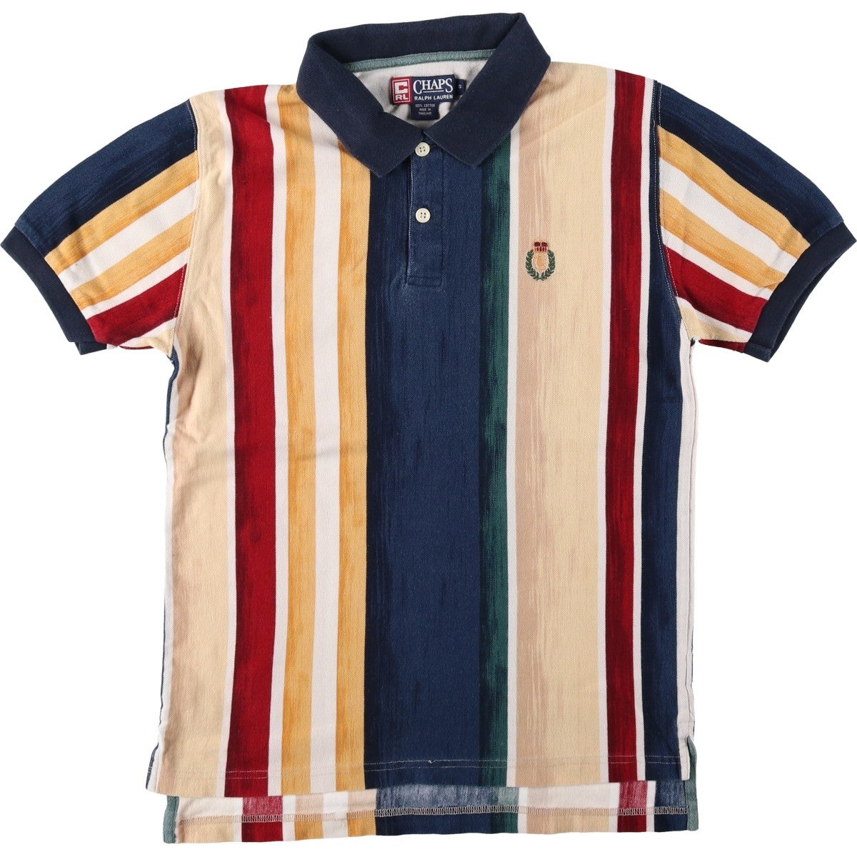古着 ラルフローレン Ralph Lauren CHAPS チャップス マルチストライプ