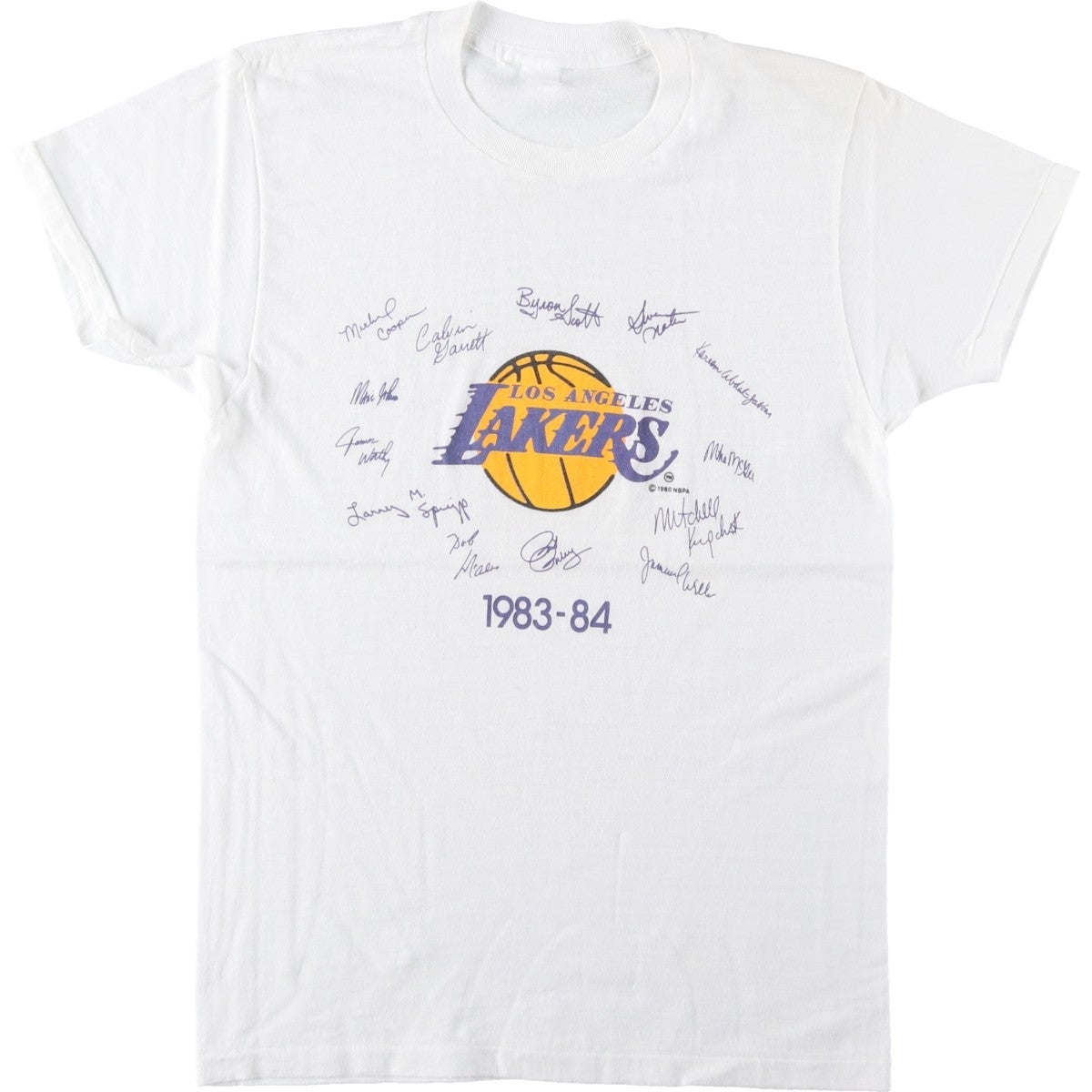 古着 80年代 NBA LOS ANGELES LAKERS ロサンゼルス レイカーズ ロゴT