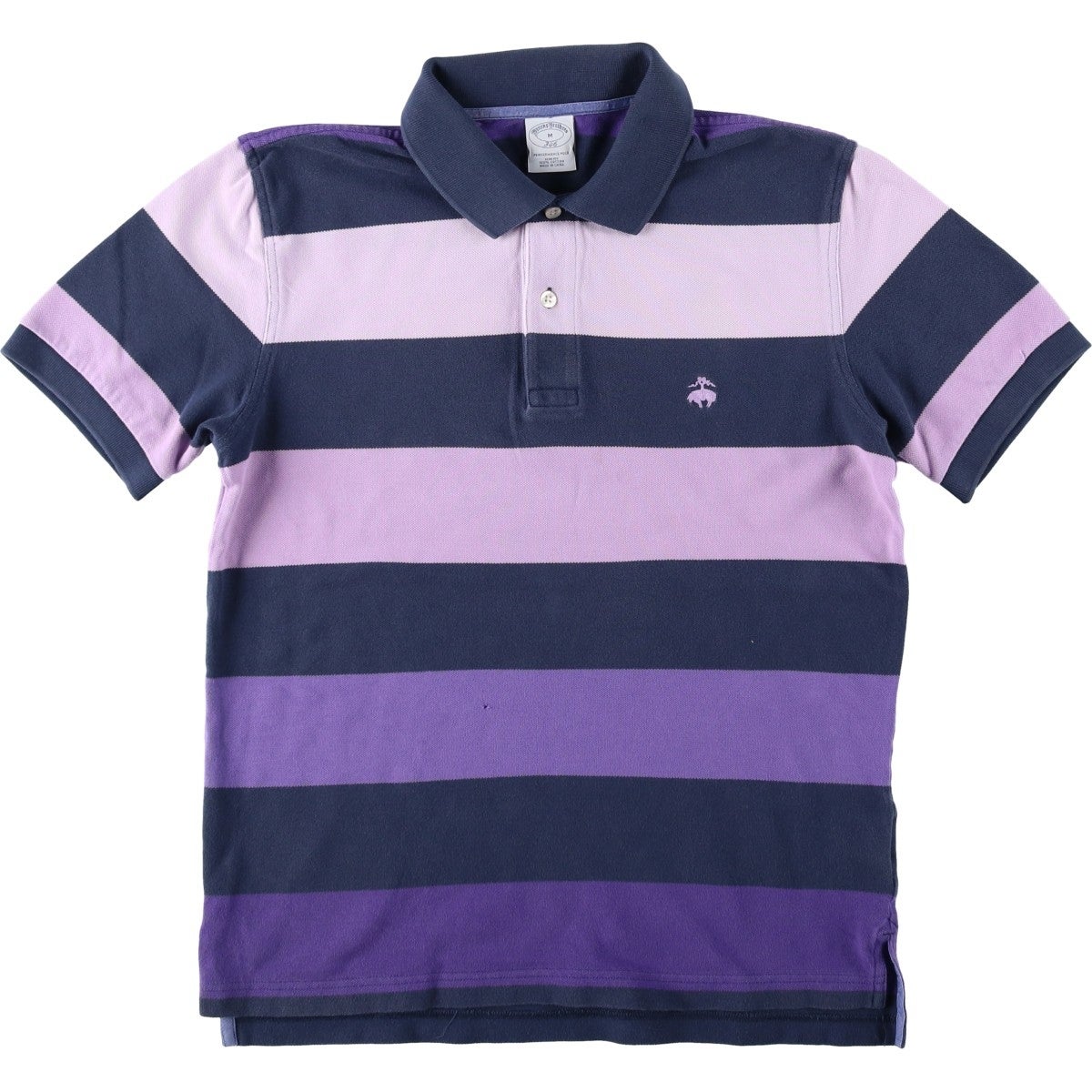 古着 ブルックスブラザーズ Brooks Brothers slim fit 半袖 ボーダー