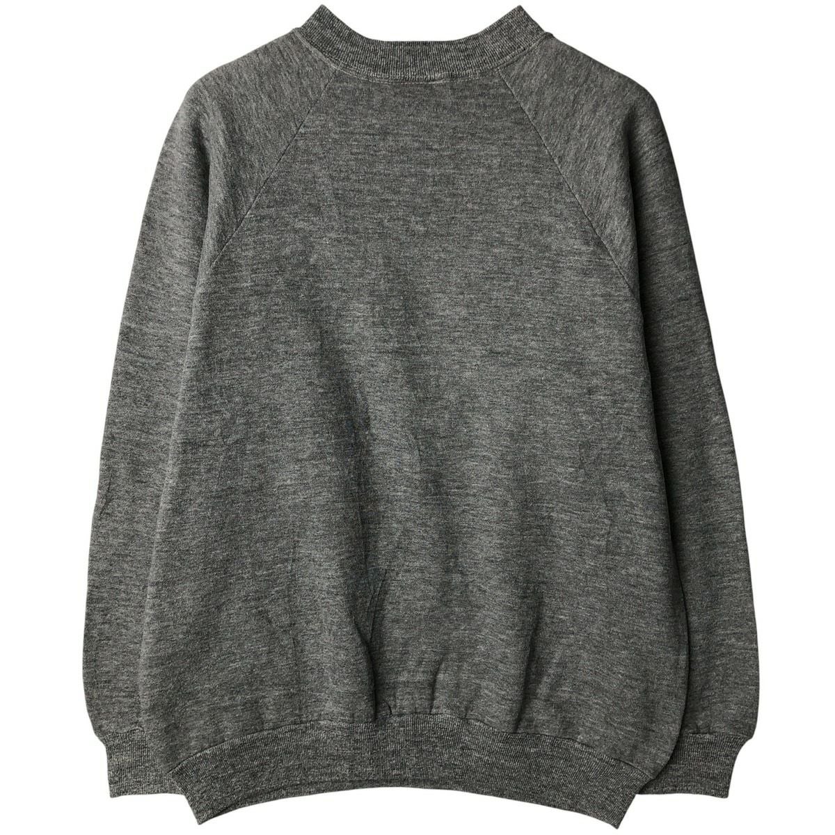 古着 70～80年代 sportswear トナカイ柄 プリントスウェットシャツ