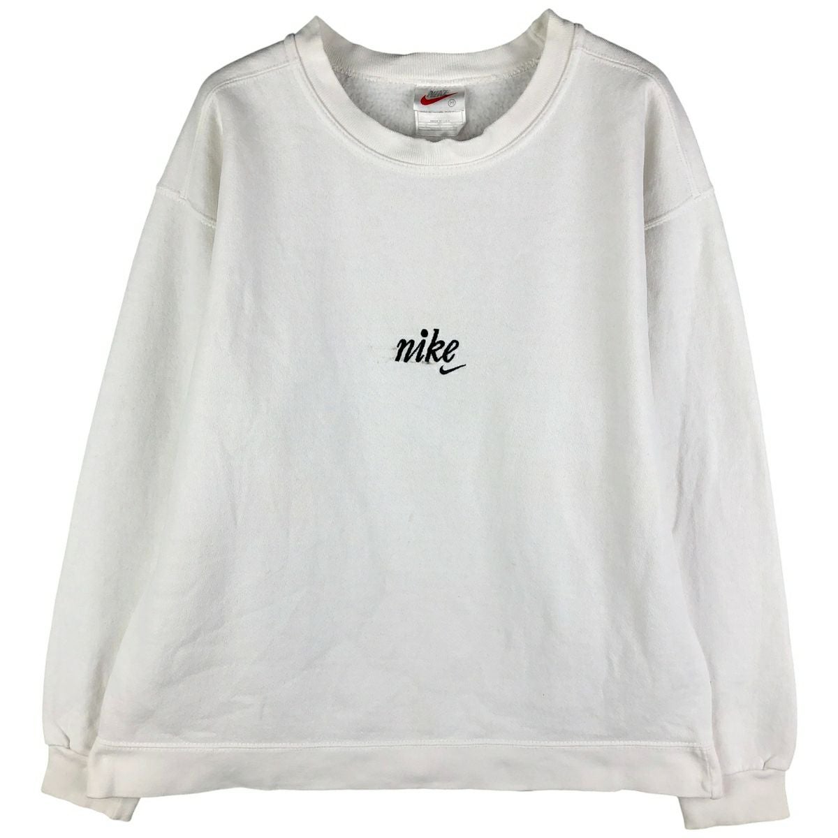 古着 90年代 ナイキ NIKE ロゴスウェットシャツ トレーナー メンズM