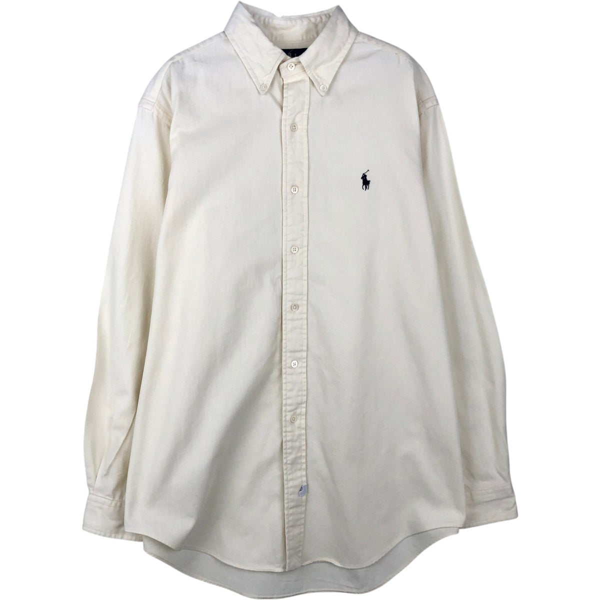 古着 ラルフローレン Ralph Lauren 長袖 ボタンダウンシャツ メンズM