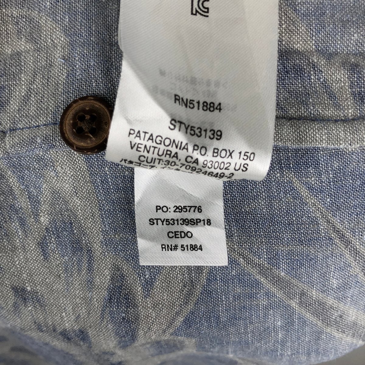 古着 パタゴニア Patagonia バックステップシャツ 53139SP18 総柄 花柄