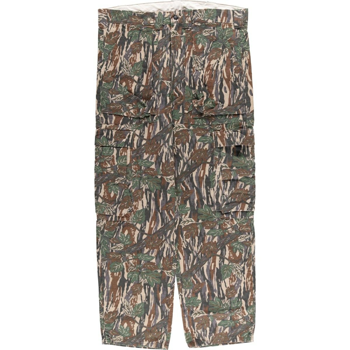 古着 MOSSY OAK 迷彩柄 リアルツリーカモ カーゴパンツ メンズw37相当