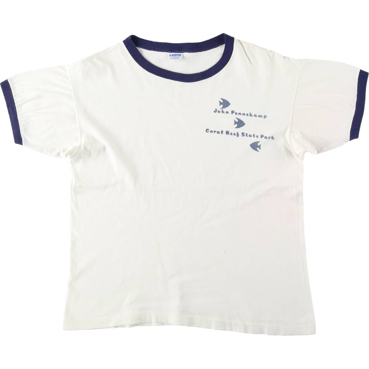 古着 70年代 チャンピオン Champion バータグ リンガーTシャツ USA製