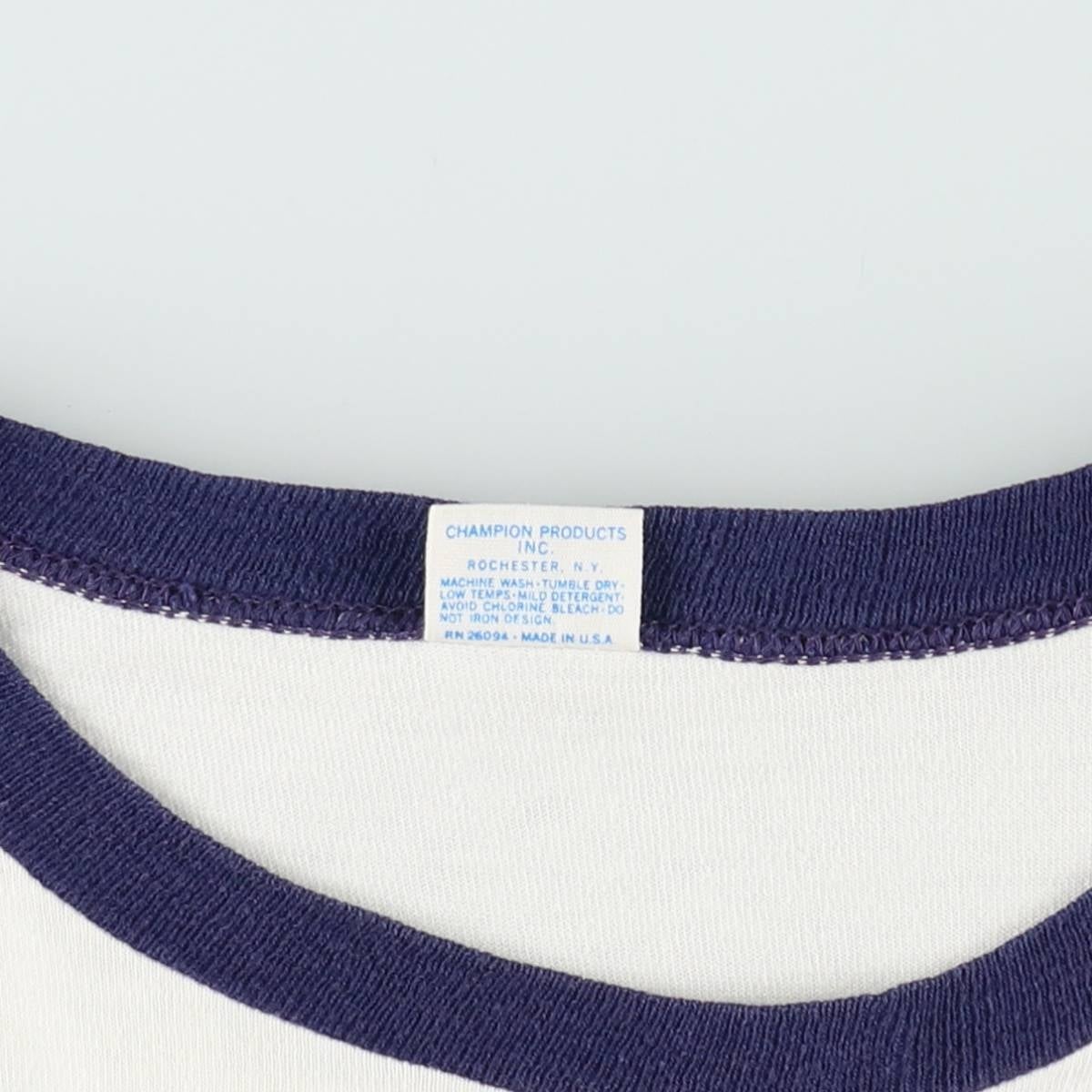 古着 70年代 チャンピオン Champion バータグ リンガーTシャツ USA製
