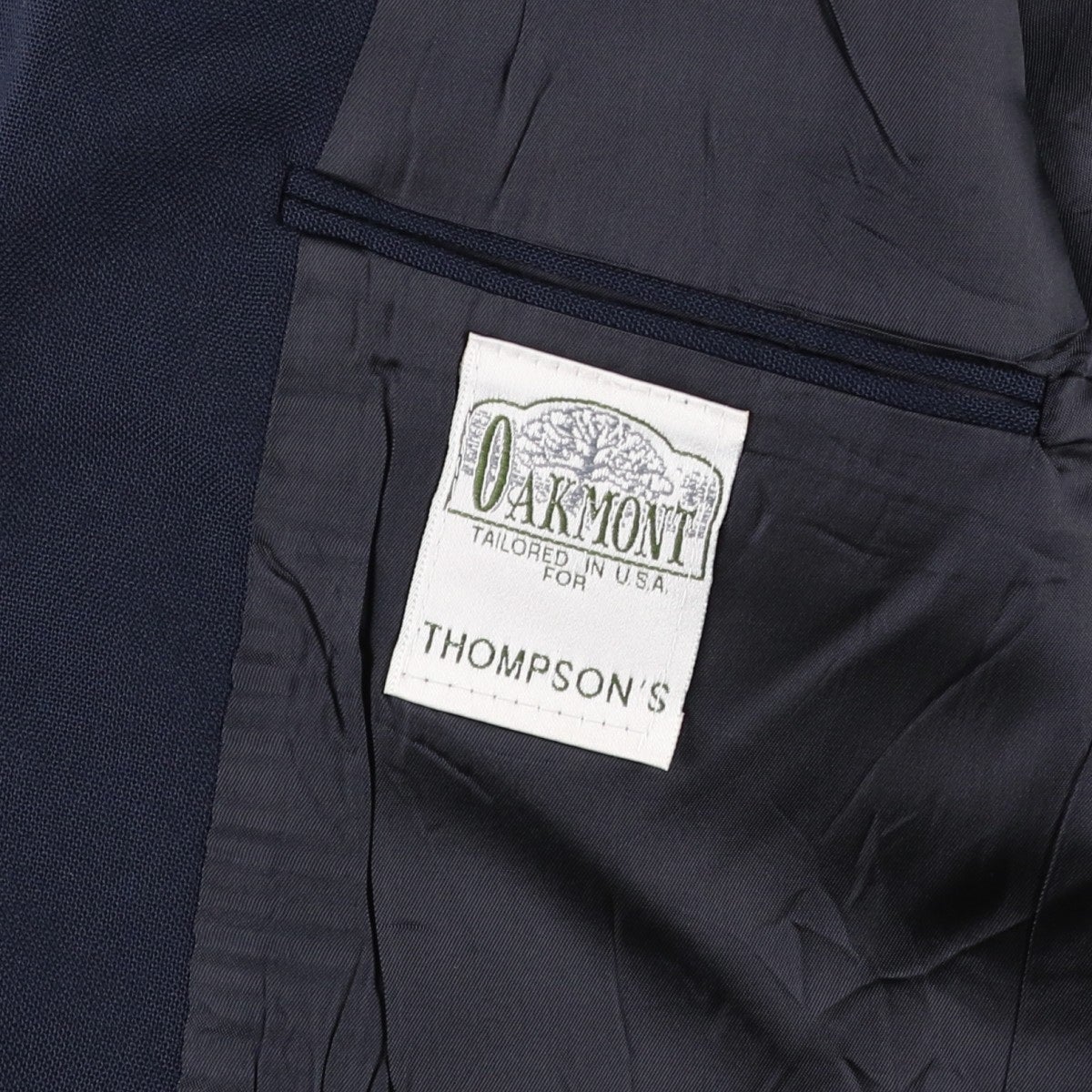 古着 OAKMONT 紺ブレザー テーラードジャケット USA製 メンズL相当