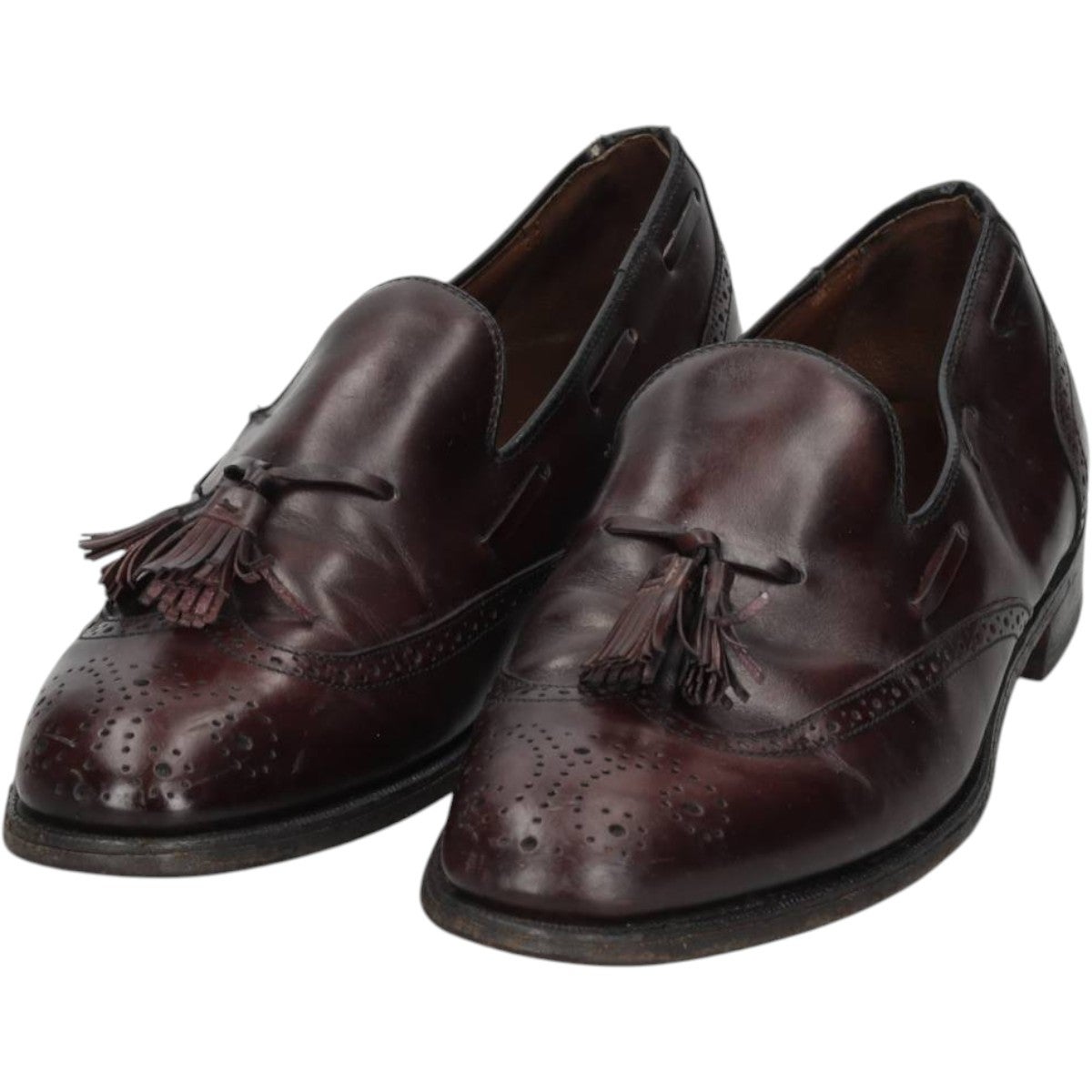 古着 グレンソン GRENSON footmaster セミブローグ ストレートチップ