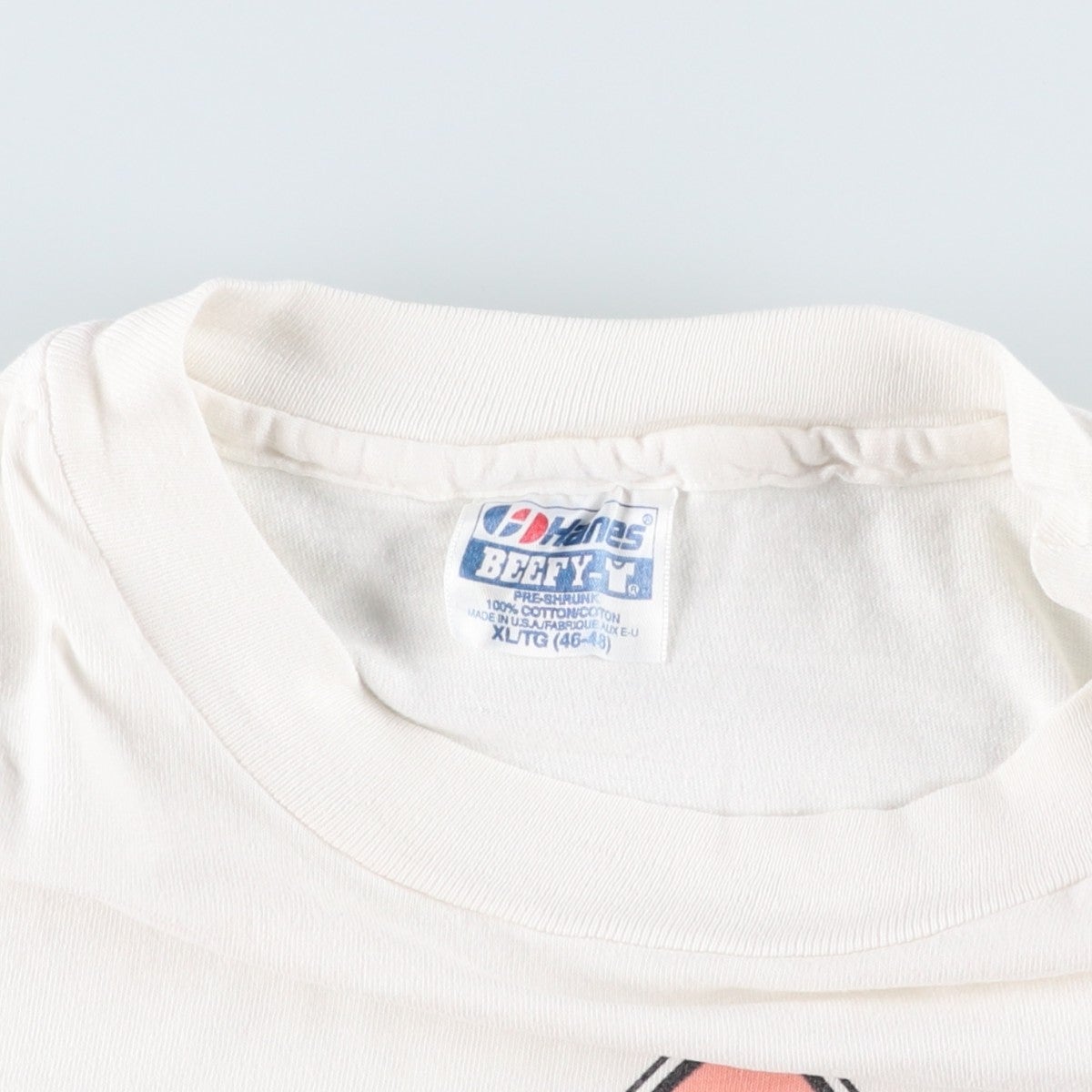 古着 90年代 ヘインズ Hanes BEEFY-T プリントTシャツ USA製 メンズXL