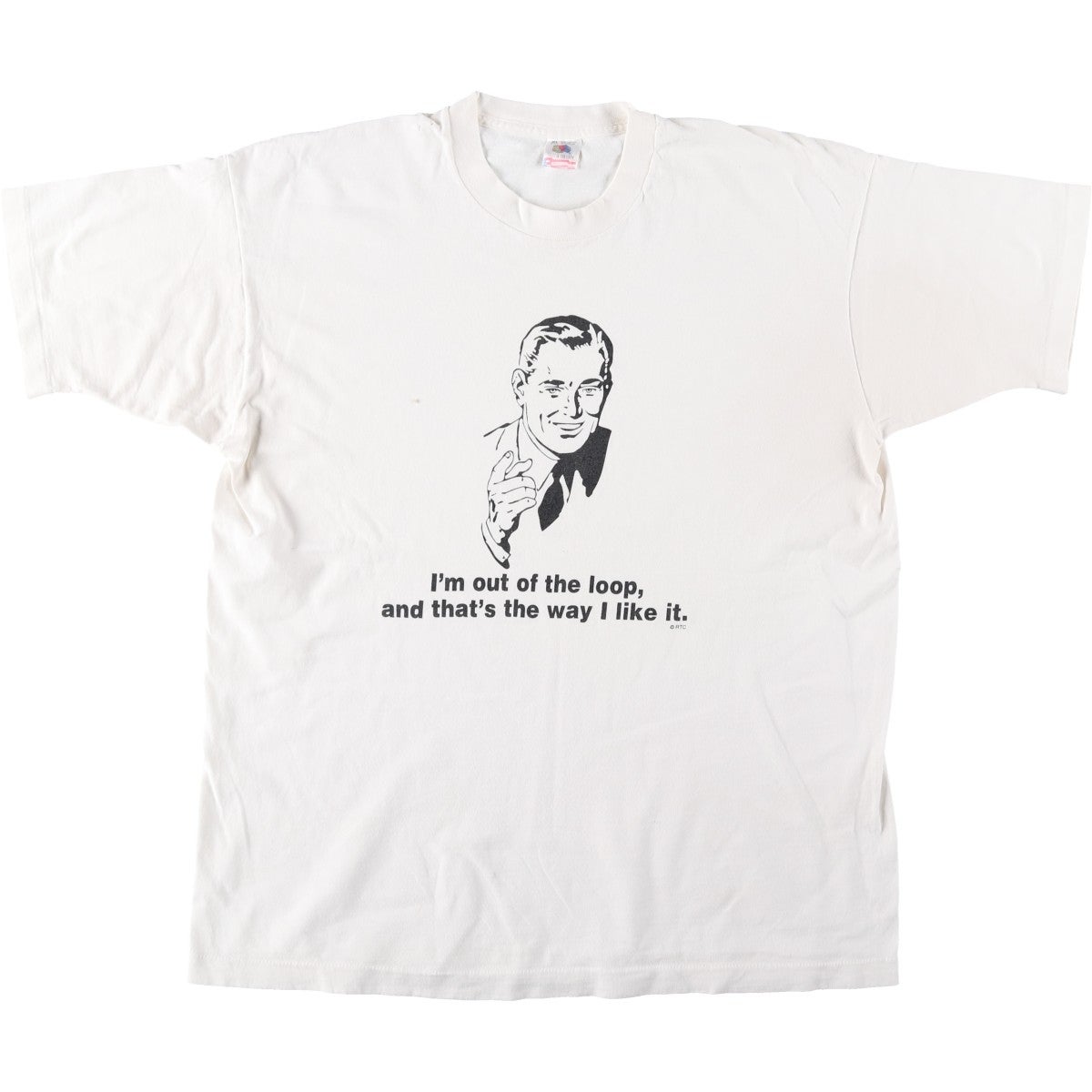 古着 90年代 フルーツオブザルーム FRUIT OF THE LOOM 偉人Tシャツ USA