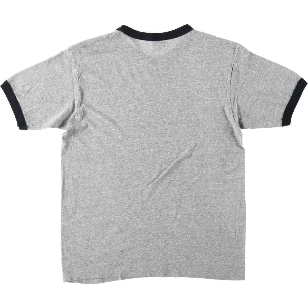 古着 80年代 ヘインズ Hanes POLY COTTON オレンジタグ リンガーT