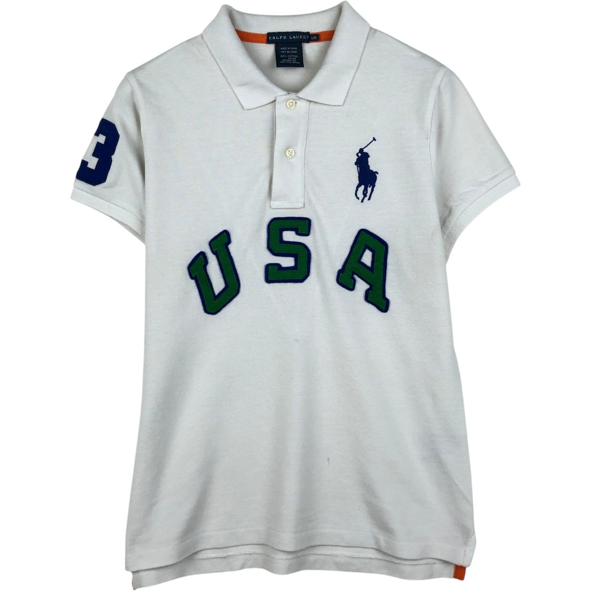 古着 ラルフローレン Ralph Lauren ビックポニー 半袖 ポロシャツ