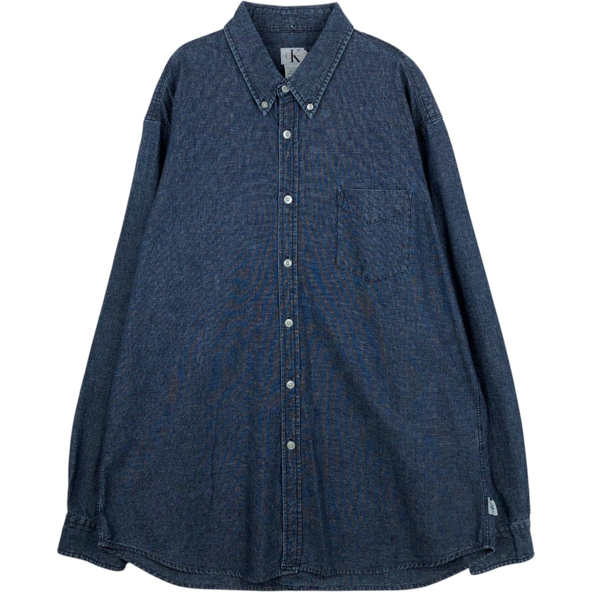 古着 90～00年代 カルバンクライン Calvin klein JEANS リブ編み V