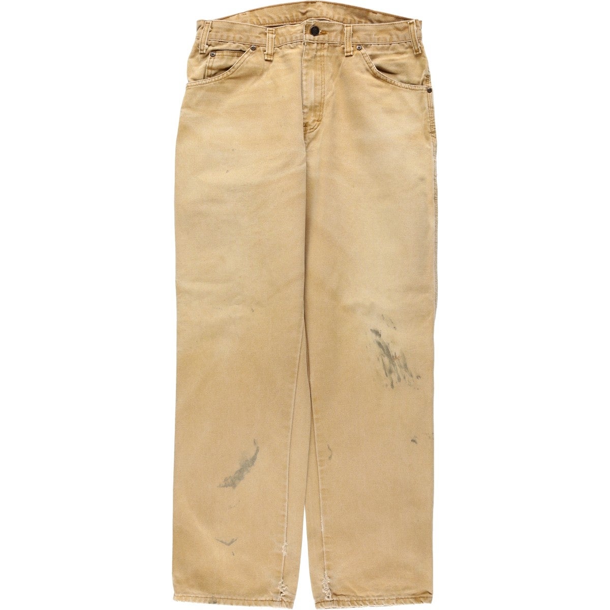 古着 ディッキーズ Dickies ダックペインターパンツ メンズw34相当