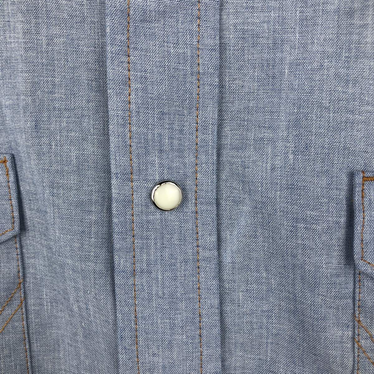 古着 90年代 ラングラー Wrangler シャンブレー 長袖 デニム