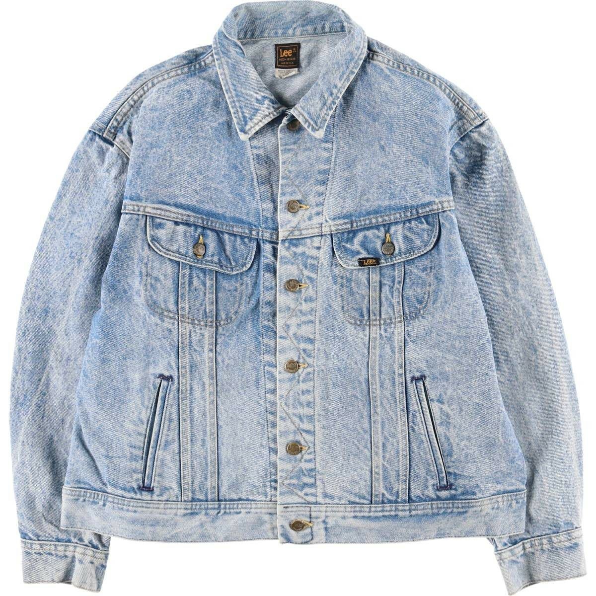 古着 80年代～ リー Lee RIDERS ライダース ケミカルウォッシュ デニム