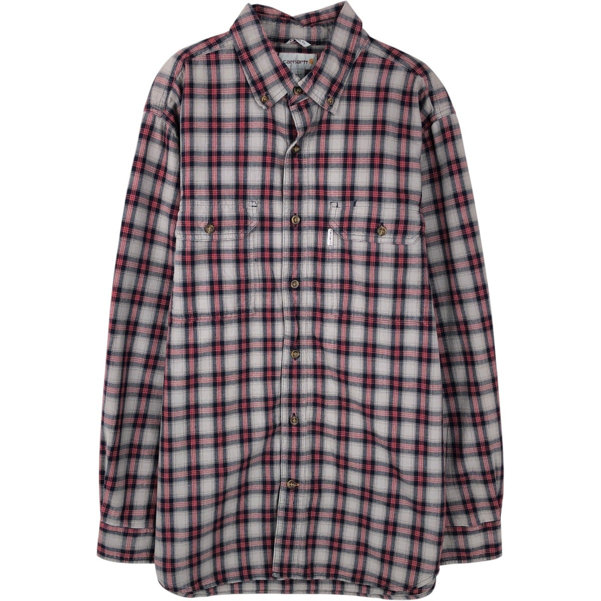古着 カーハート Carhartt RELAXED FIT チェック柄 長袖 ボタンダウン