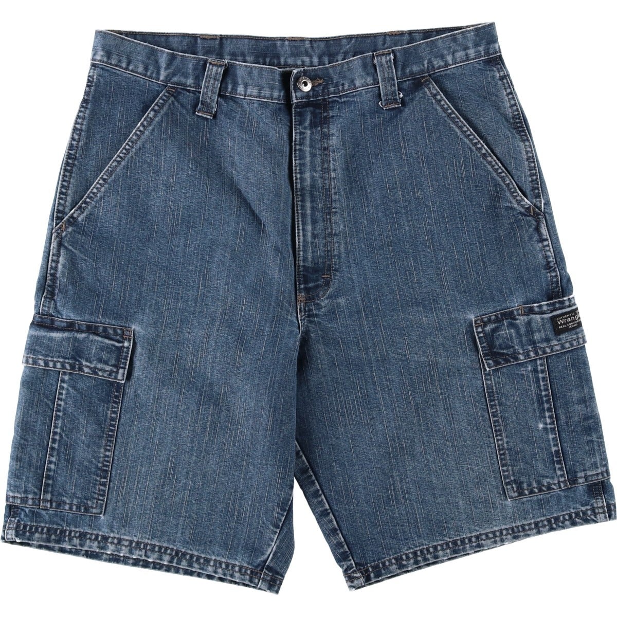 古着 ラングラー Wrangler デニムカーゴショーツ ハーフパンツ メンズ