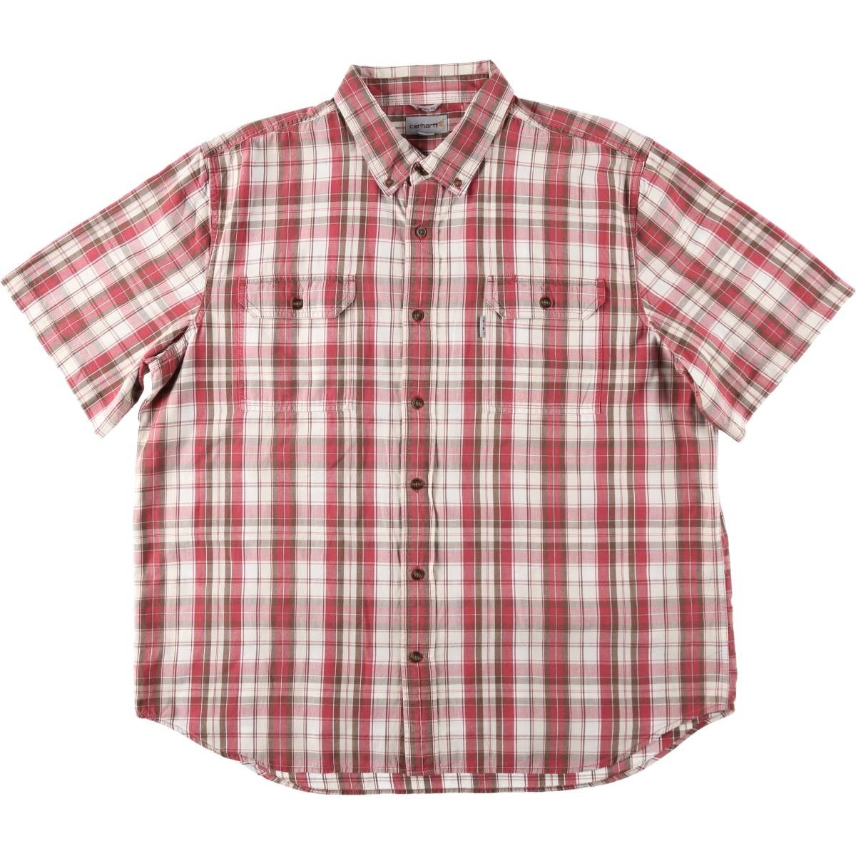 古着 カーハート Carhartt RELAXED FIT チェック柄 長袖 ボタンダウン